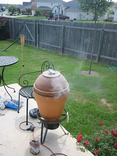 clay pot smoker