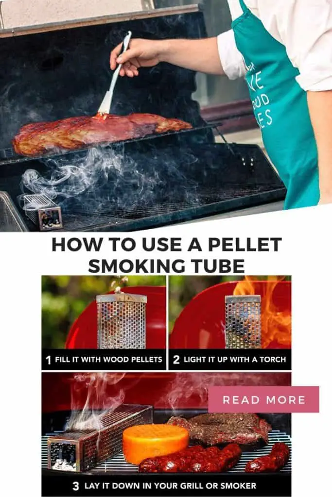 How to use a pellet smoking tube