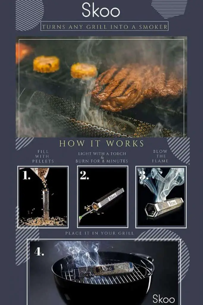 Turn grill into smoker in 4 easy steps