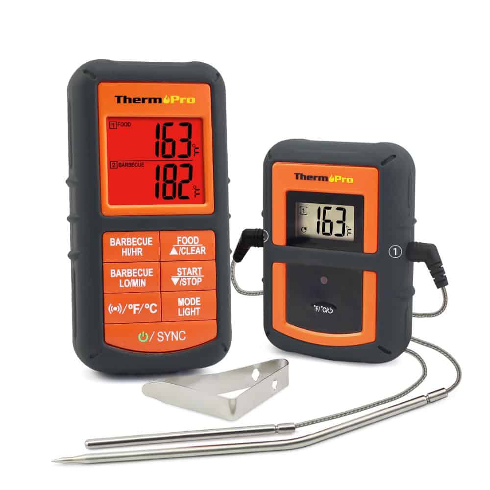 Termometer digital jarak jauh tanpa wayar Thermopro sebagai hadiah perokok bbq