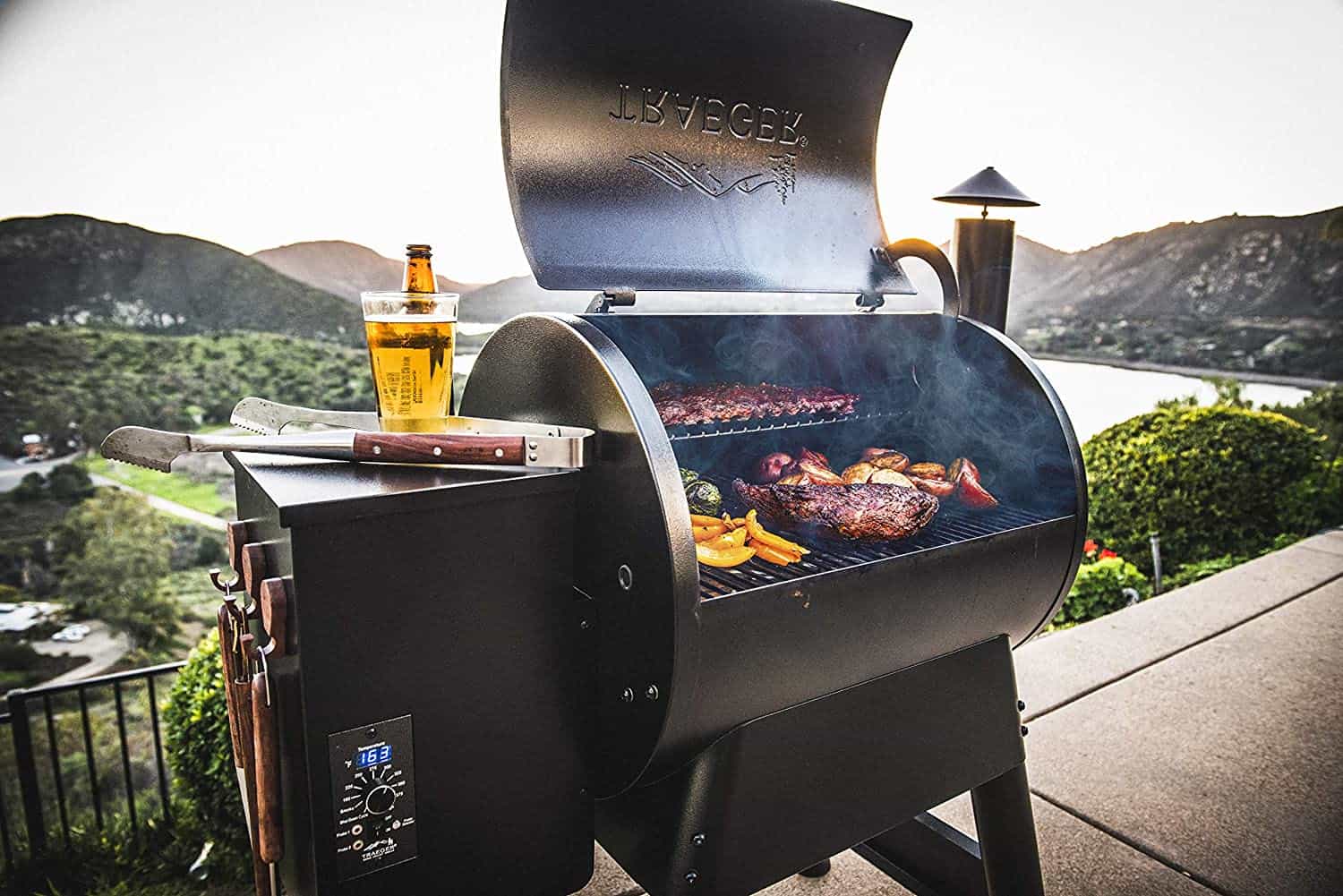 Best digital temperature control: Traeger Pro series 22 Grill and Smoker