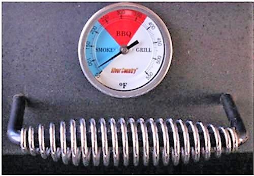 XT Spring handle for smoker door
