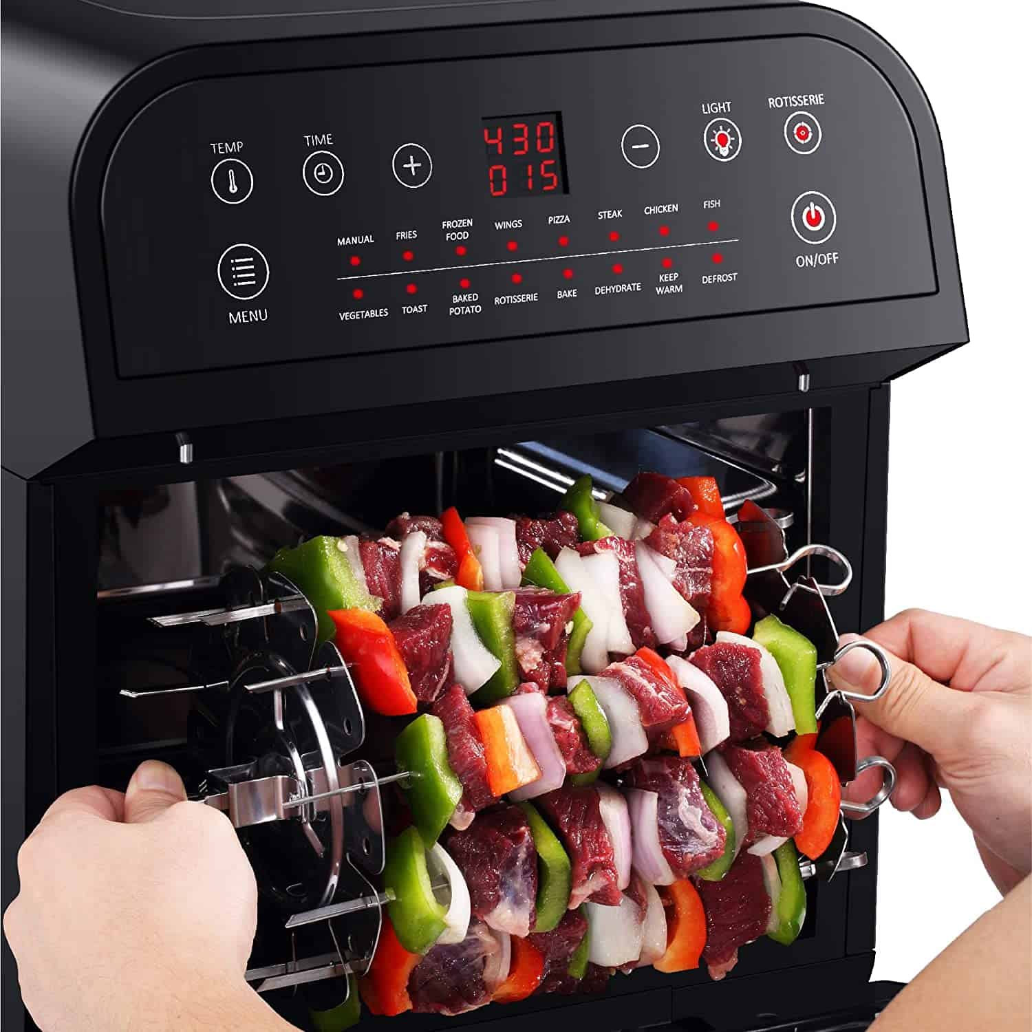 Beste Rotisserie-luchtfriteuse: GoWISE USA Electric Air Fryer Oven