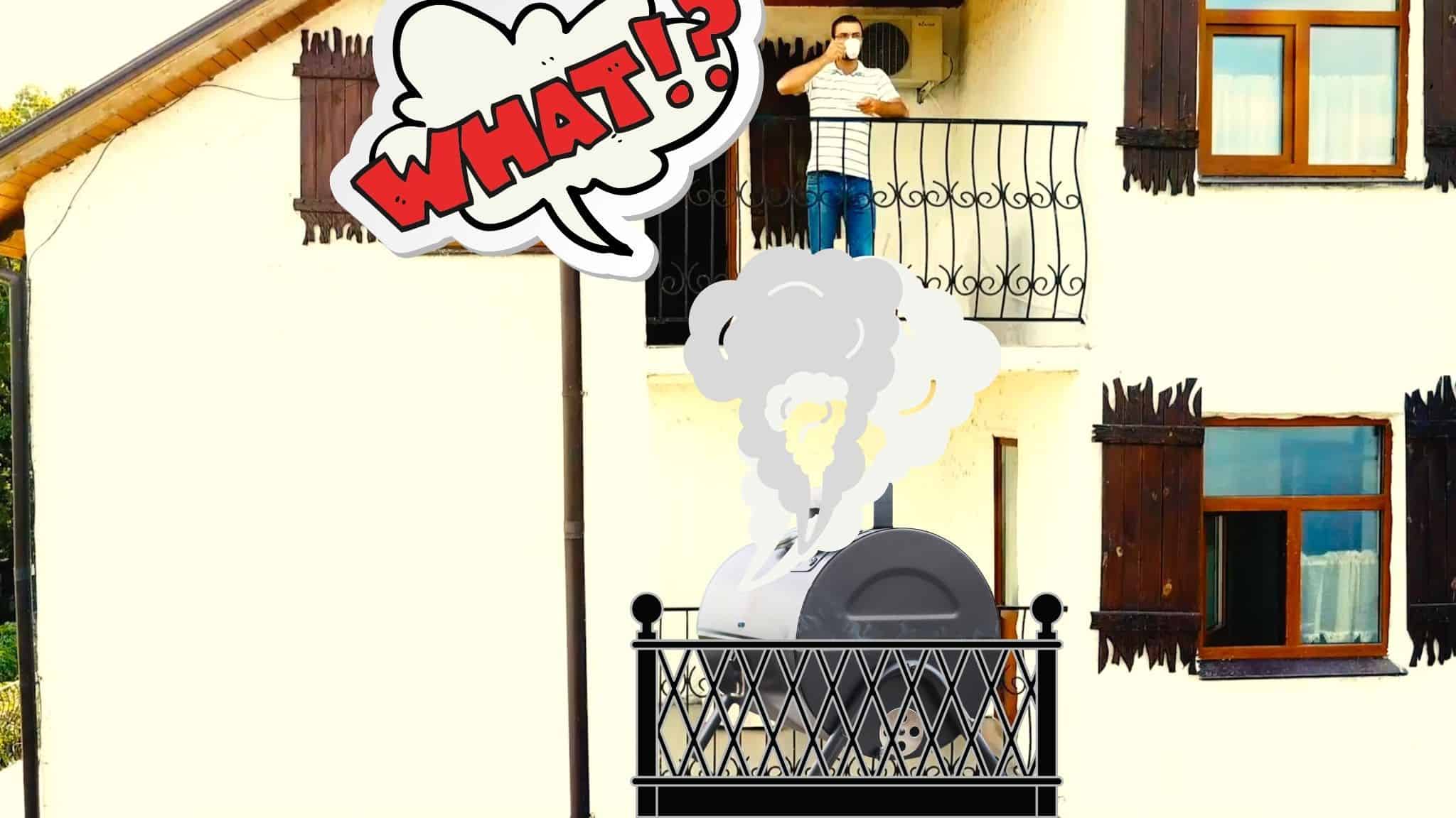 Can you use smokers on your apartment balcony? Best smokers + 10 tips