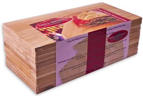 Grill Gourmet textured Cedar grilling planks