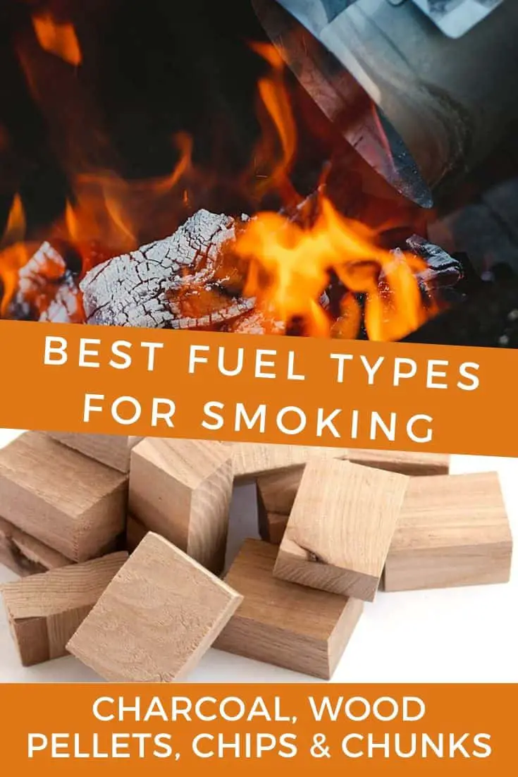 Charcoal and wood chunks to smoke with