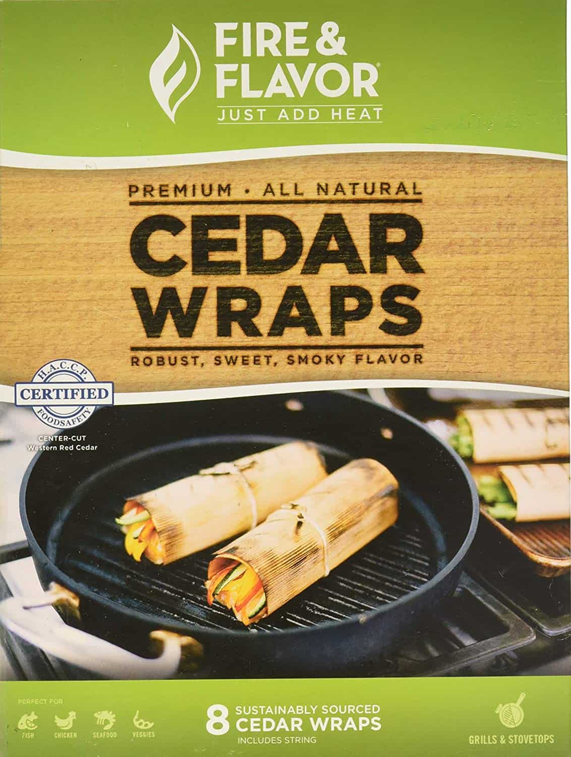 Fire & Flavor Western Red Cedar Wraps