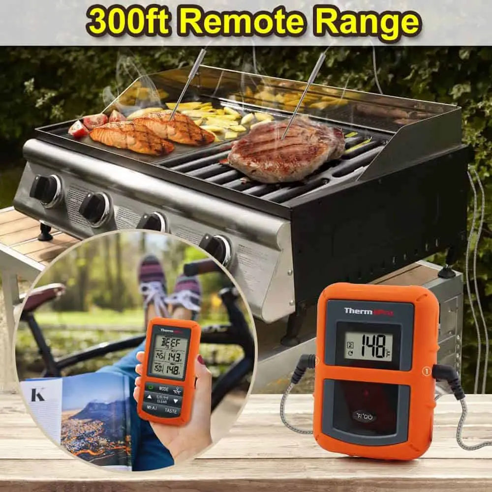 Лучший беспроводной термометр для мяса: ThermoPro TP20