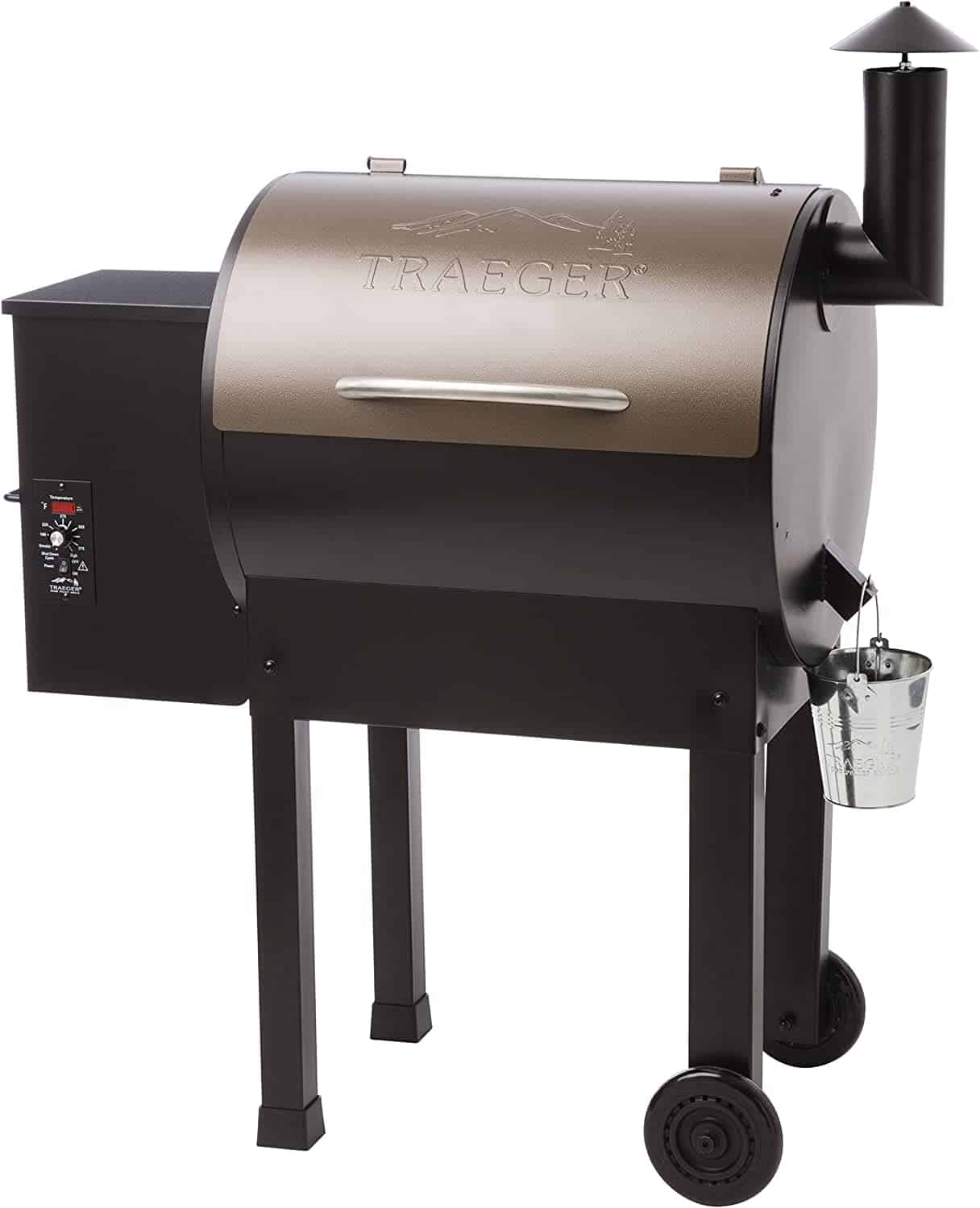 Лучше всего для копчения: Traeger Grills Lil Tex Elite Wood Pellet Grill and Smoker