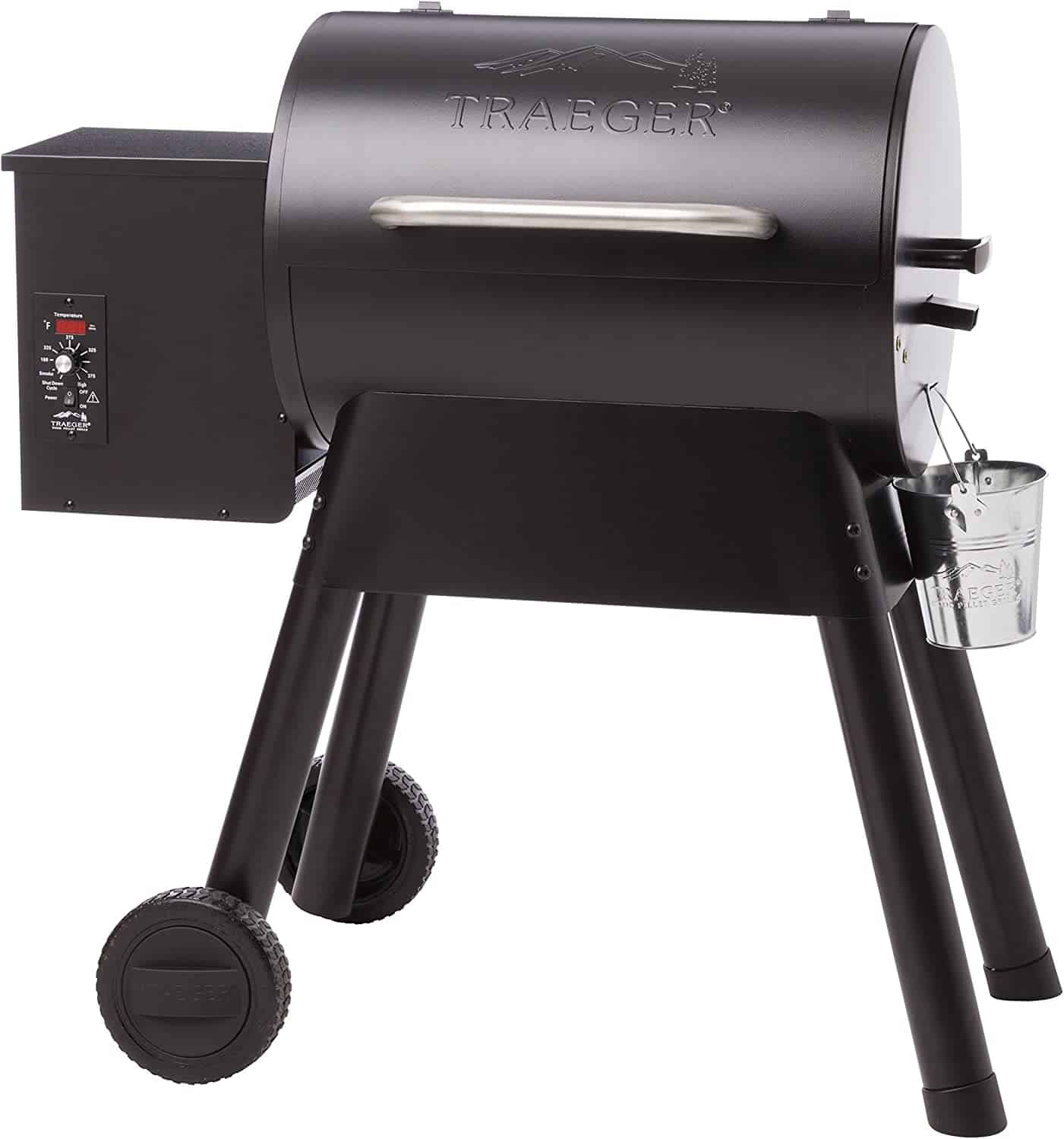 Millor estabilitat per a superfícies irregulars: Traeger Grills Bronson 20 Wood Pellet Grill