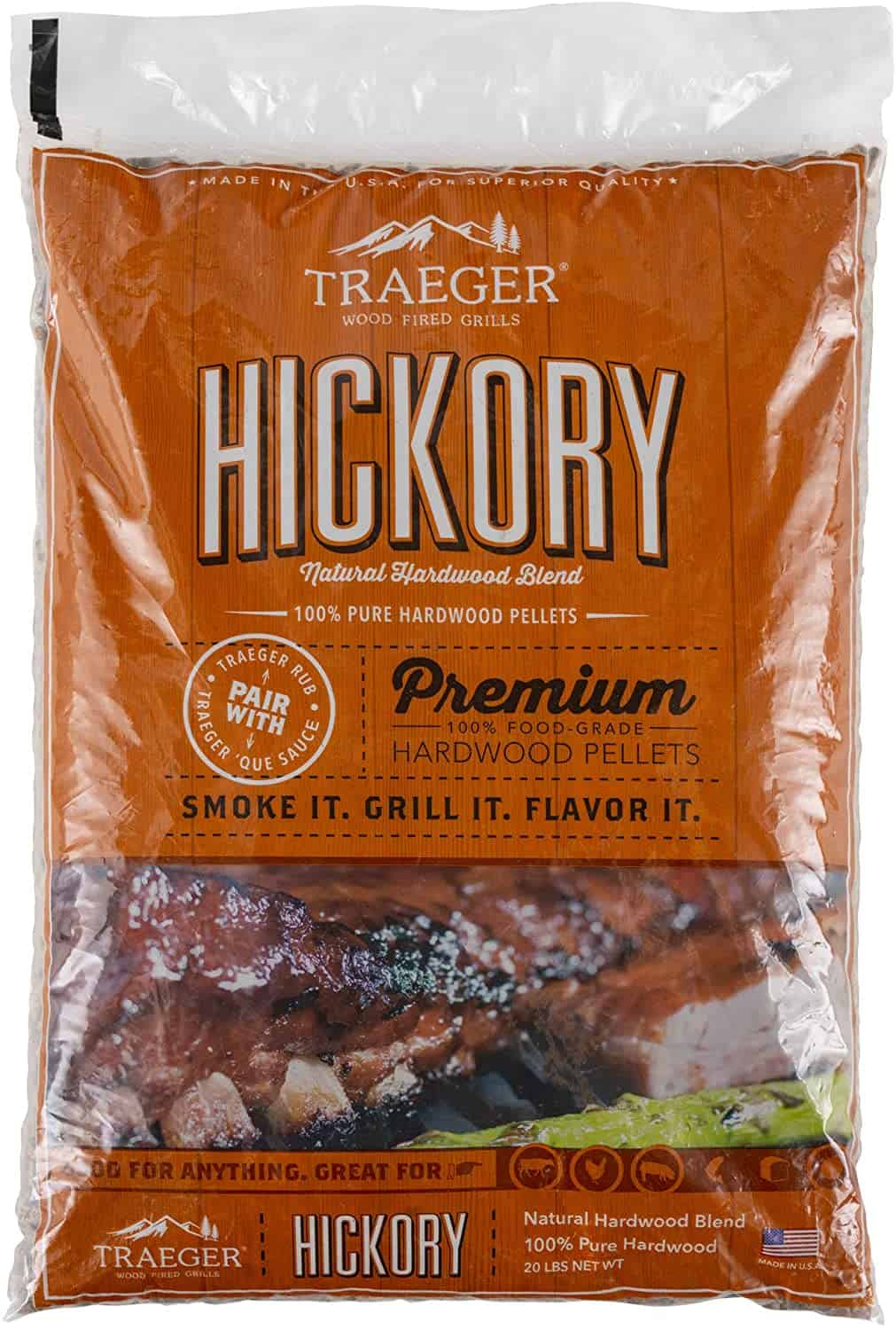 Traeger Pel319 Hickory Pellets