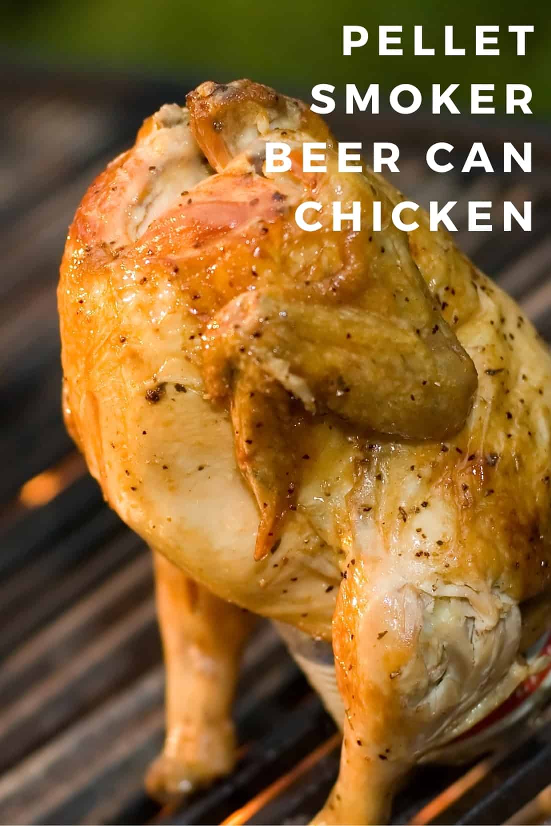 Pellet smoker beer can chicken recipe