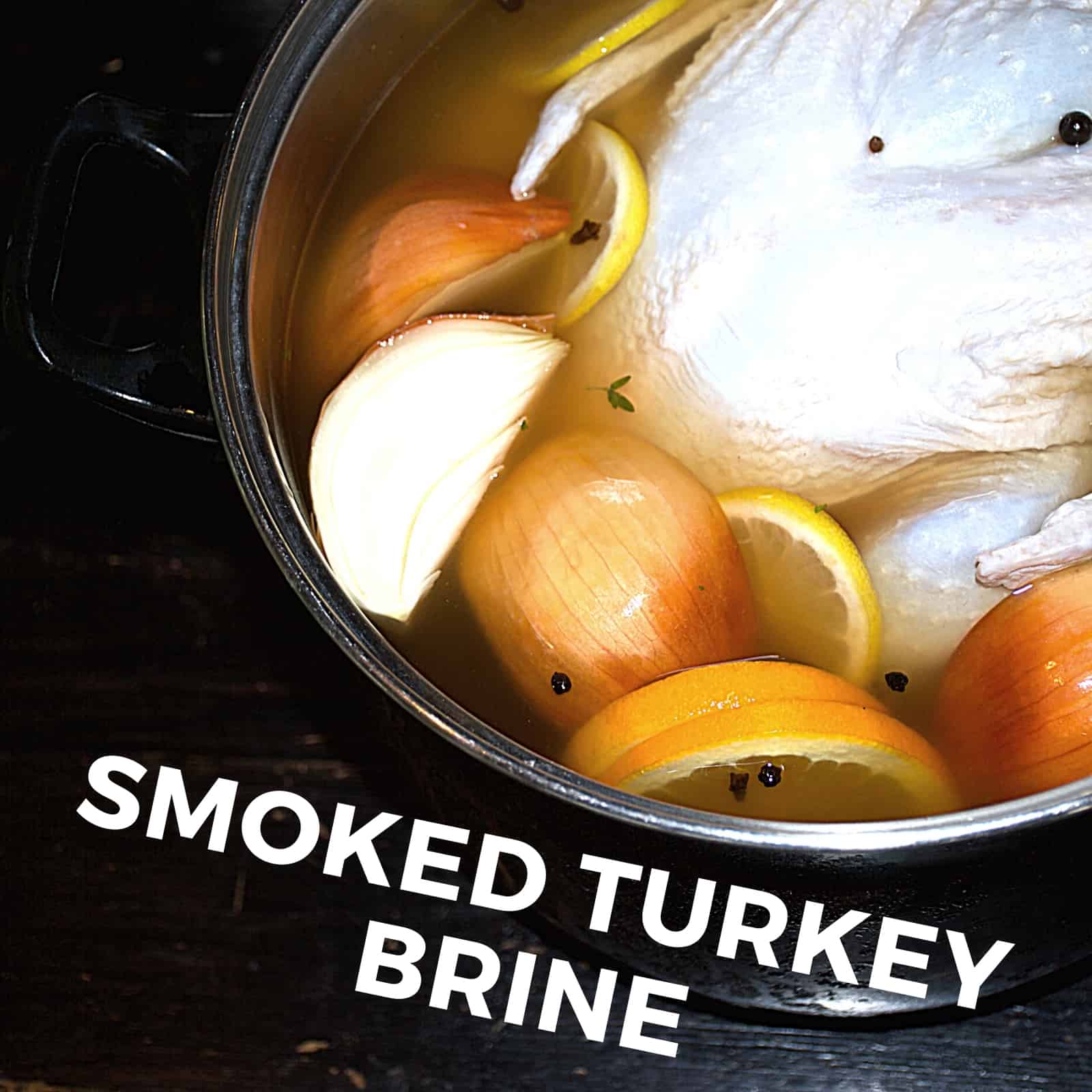 Pinausukang Turkey brine