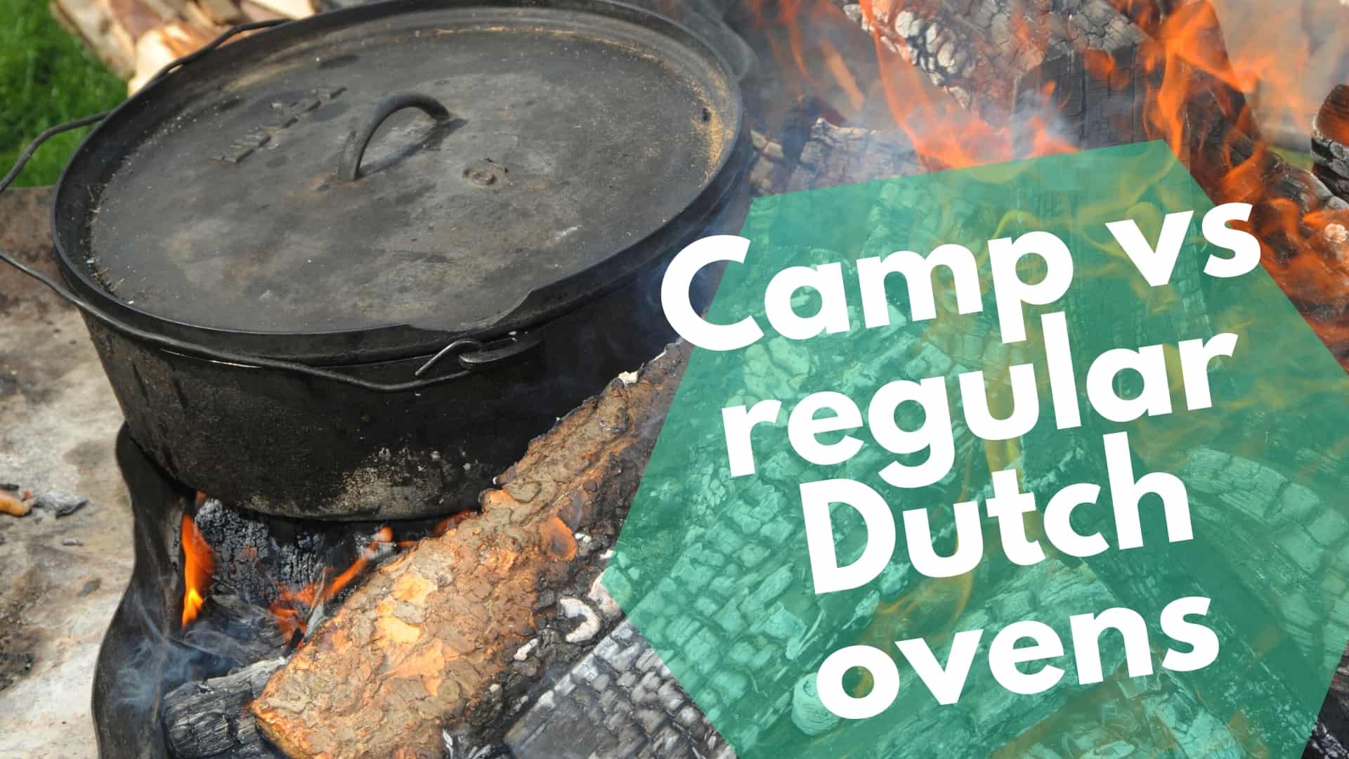 Camp vs regular na mga oven sa Dutch