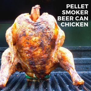 Cómo hacer pollo en lata de cerveza Pellet