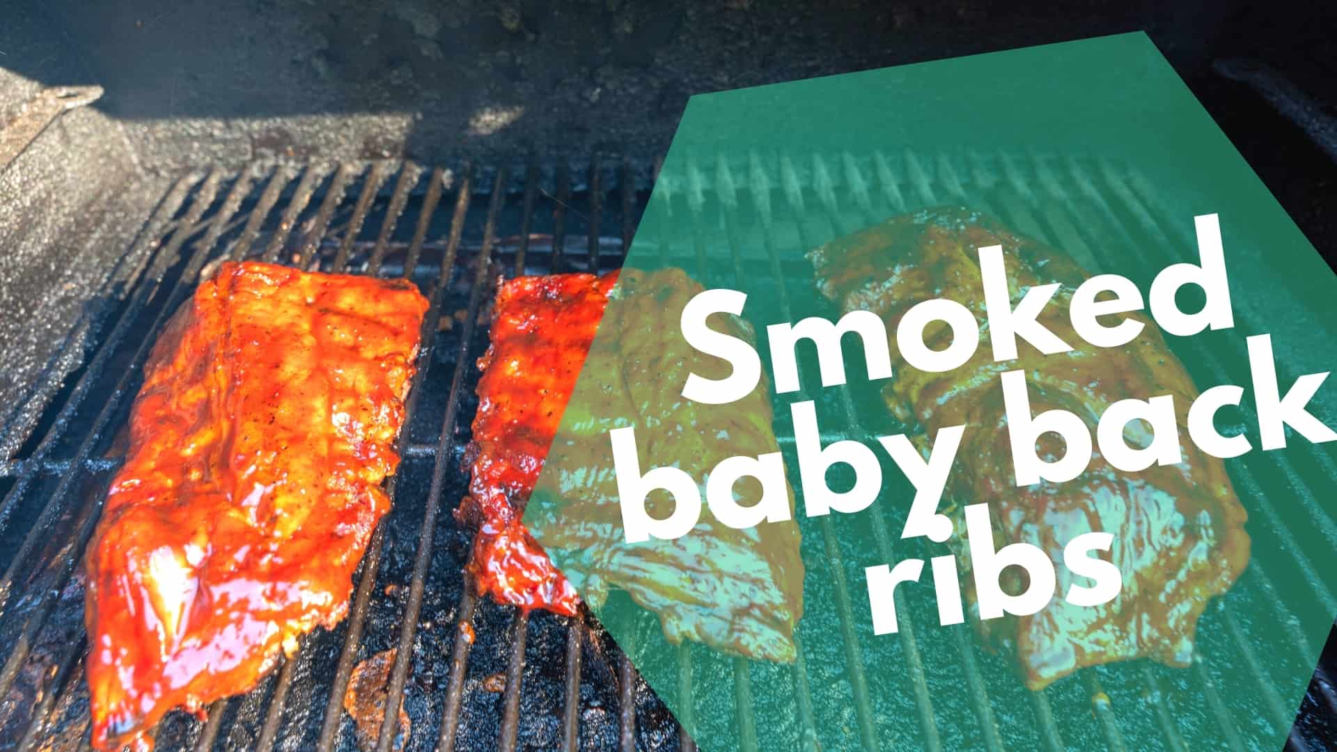 Smoked baby back ribs