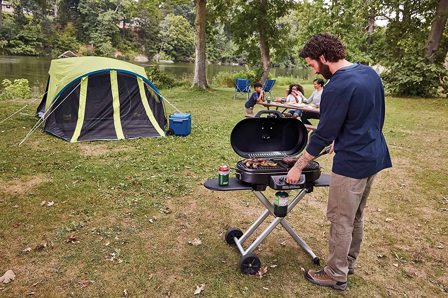 Best overall portable camping grill- Coleman RoadTrip 285