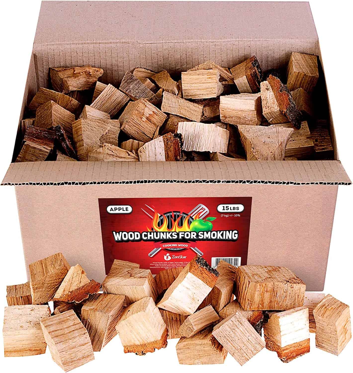 Best wood for hearty vegetables- Applewood chunks