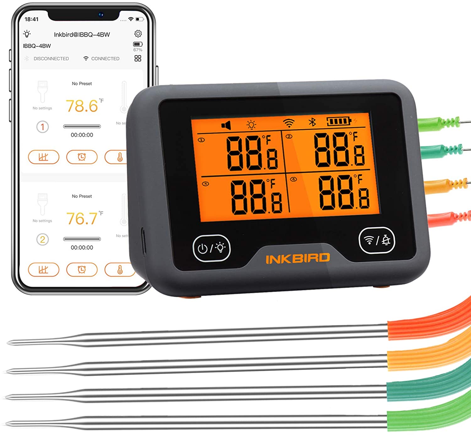 Bestes Bluetooth-Thermometer für Raucher - Inkbird Grill Thermometer