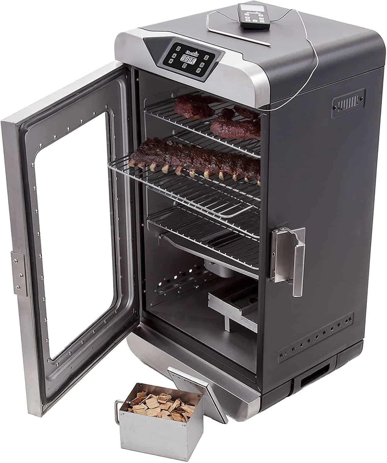 Easiest to use & with remote control- Char-Broil 17202004 Digital Electric Smoker