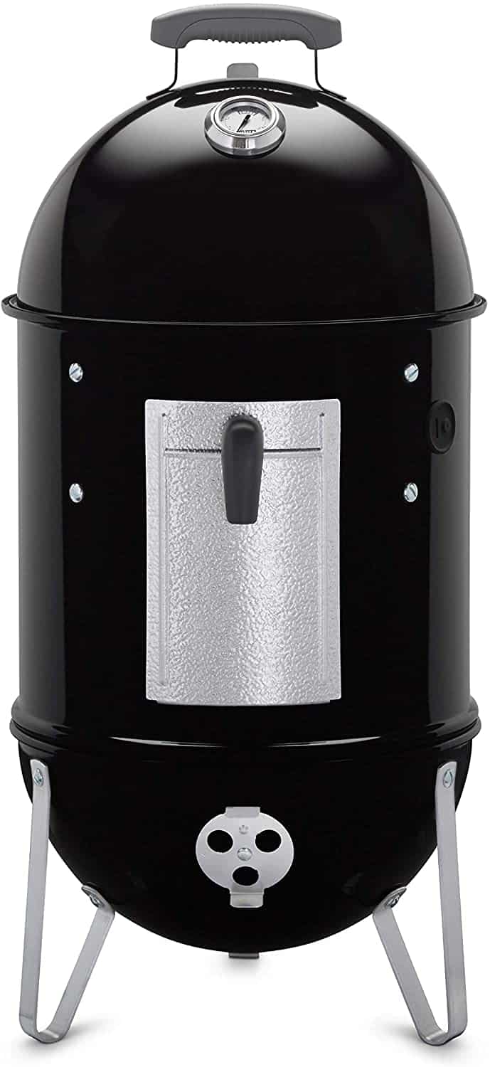 Easy to use charcoal grill for beginners- Weber 14-inch Smokey Mountain Cooker