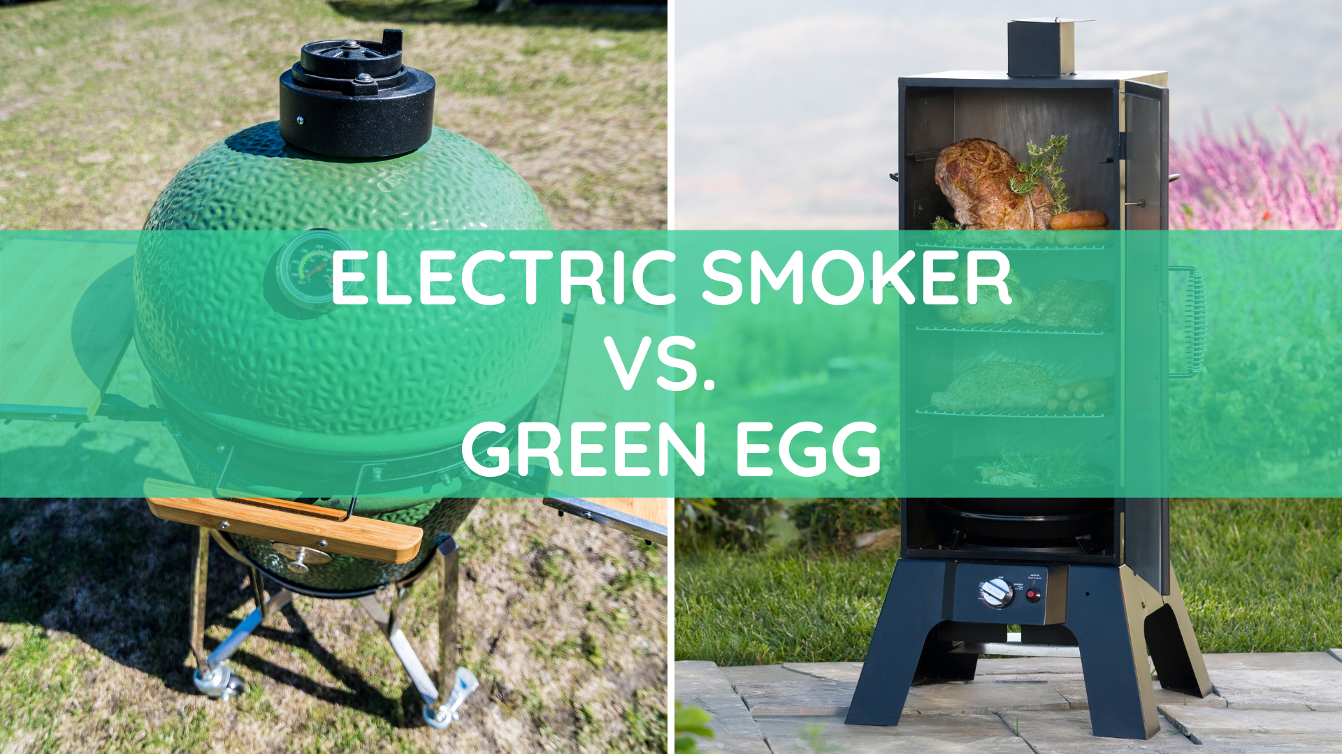 Elektrisk røyker vs Big Green Egg sammenligning hvilken å kjøpe?