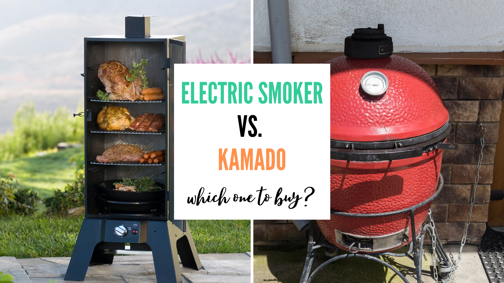 afumator electric vs kamado care să cumpere comparație