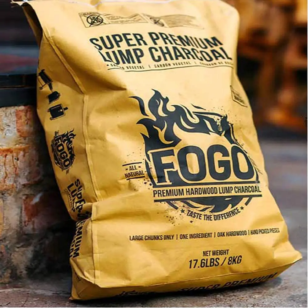 Great slow-burning lump charcoal- Fogo Super Premium