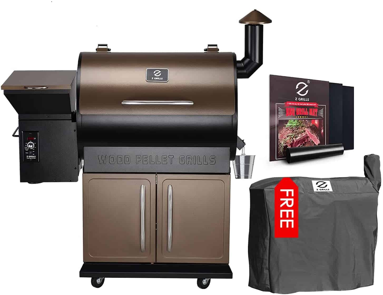 Pellet grill with best warranty: Z Grills Wood Pellet Grill & Smoker