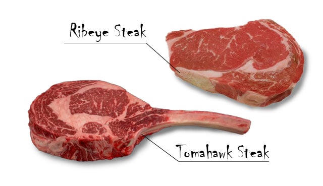 Tomahawk-biefstuk-vs-ribeye