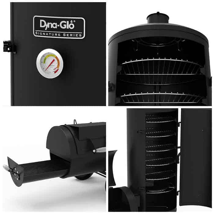 dyna-glo-offset-vertical-smoker-features