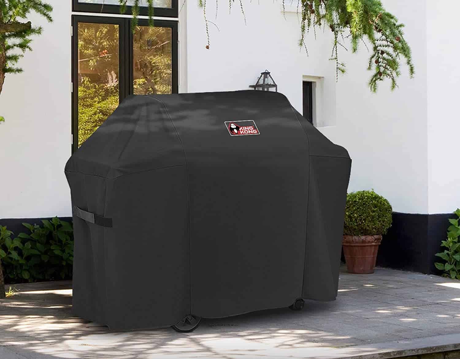 A grill cover for the big boys- KingKong outside