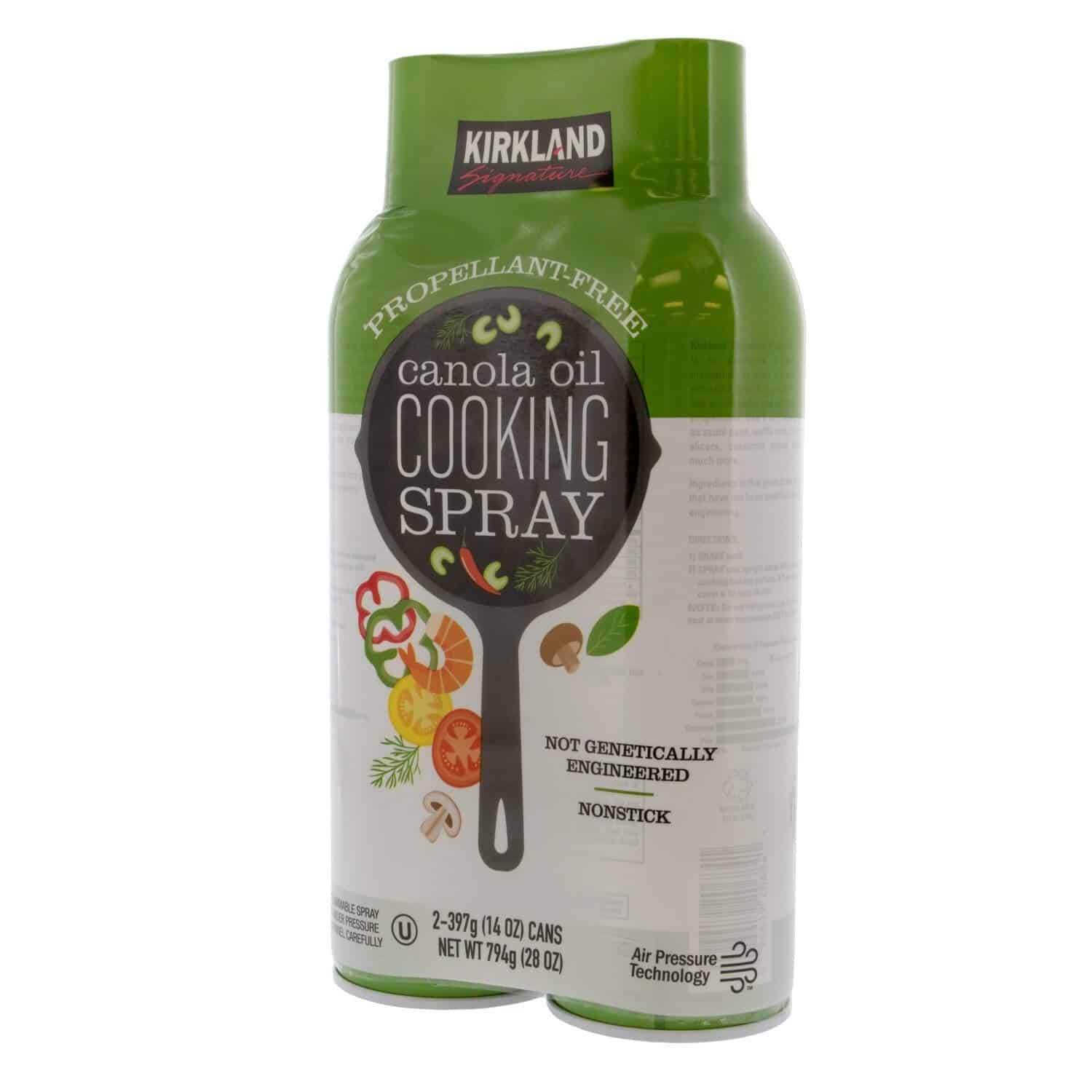 Best cooking oil for seasoning a smoker- Kirkland Signature Canola Oil Cooking Spray