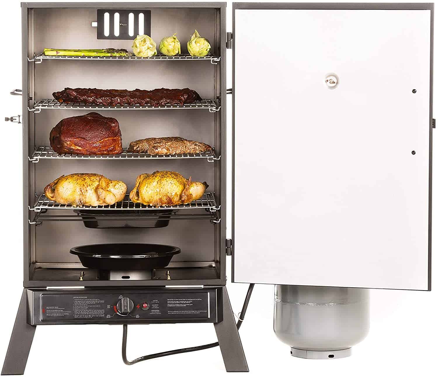 Best large propane smoker- Smoke Hollow PS40B by Masterbuilt