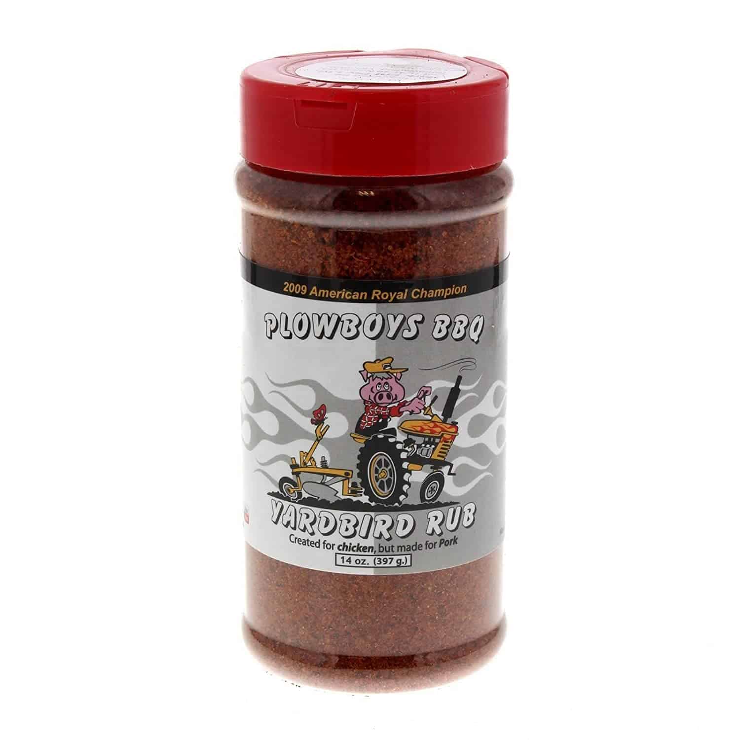 Melhor massagem de churrasco para costelas de bebê - Plowboys Yardbird Rub