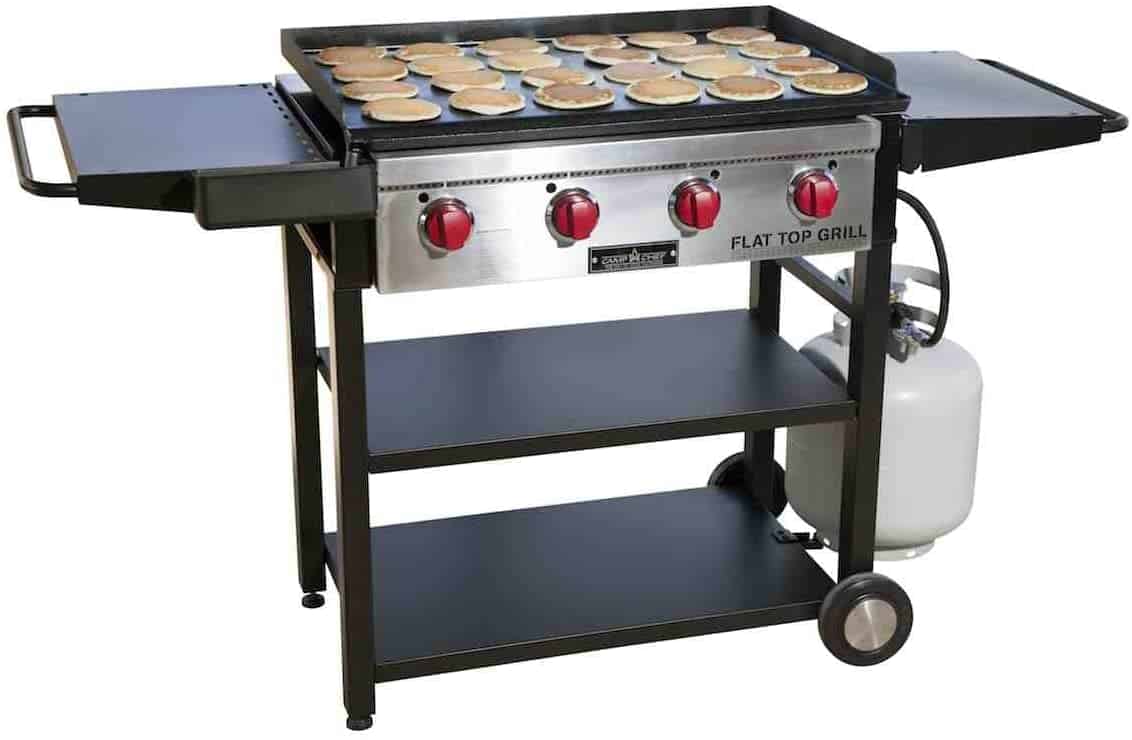 Combo vỉ & vỉ nướng mặt phẳng tốt nhất- Camp Chef Flat Top Grill 600