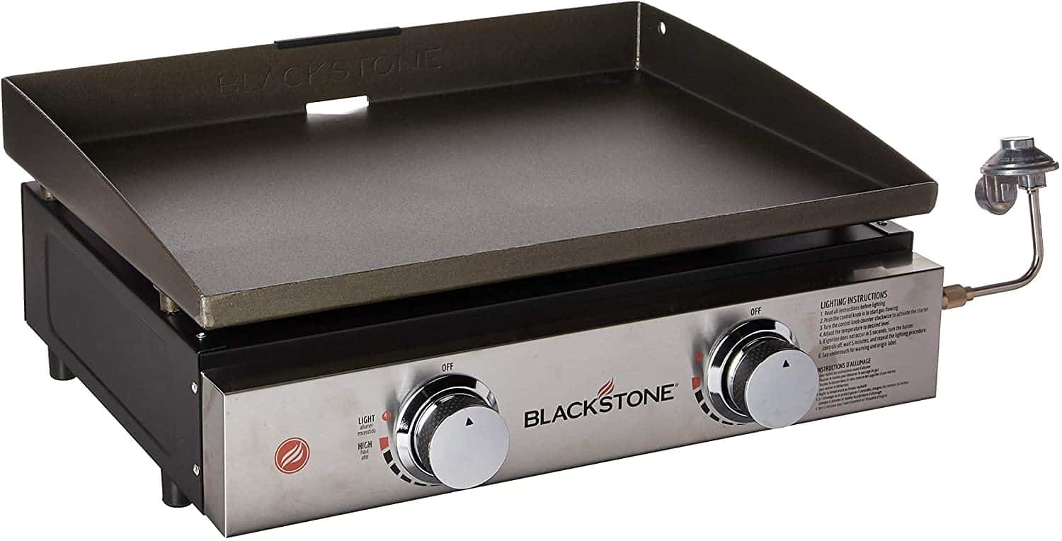 Panggang propana rata terbaik untuk tailgating- Blackstone Table Top Grill 22 inci