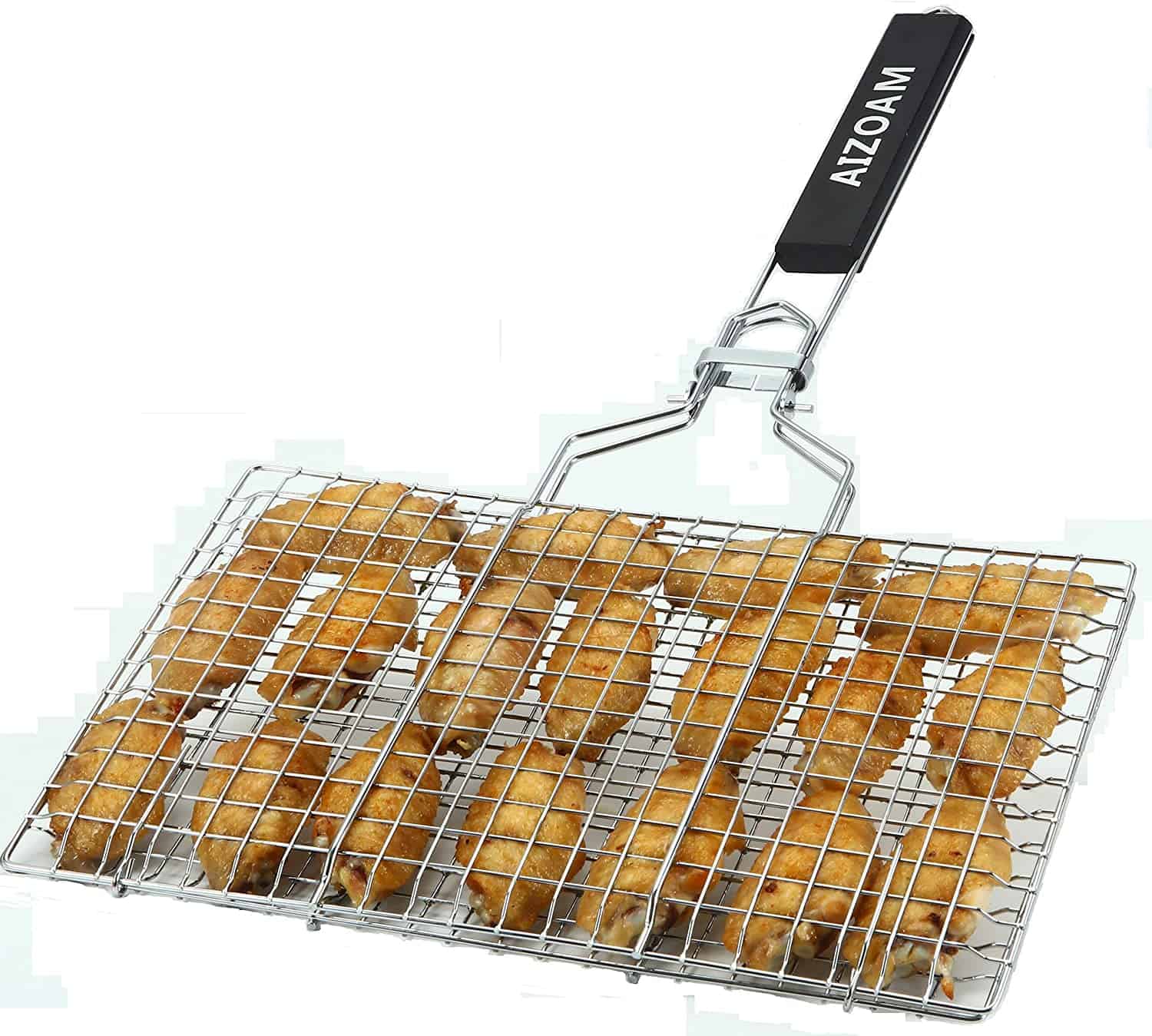 ตะกร้าย่างที่ดีที่สุดสำหรับการตั้งแคมป์- AIZOAM Portable Grilling Basket