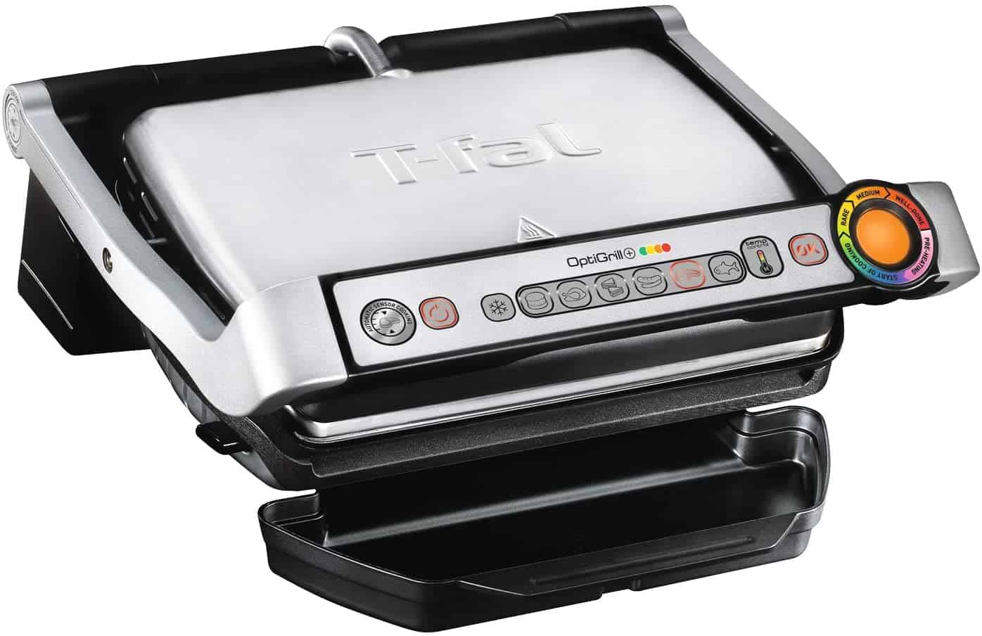 Meilleur gril d'intérieur high-tech - T-fal GC70 OptiGrill