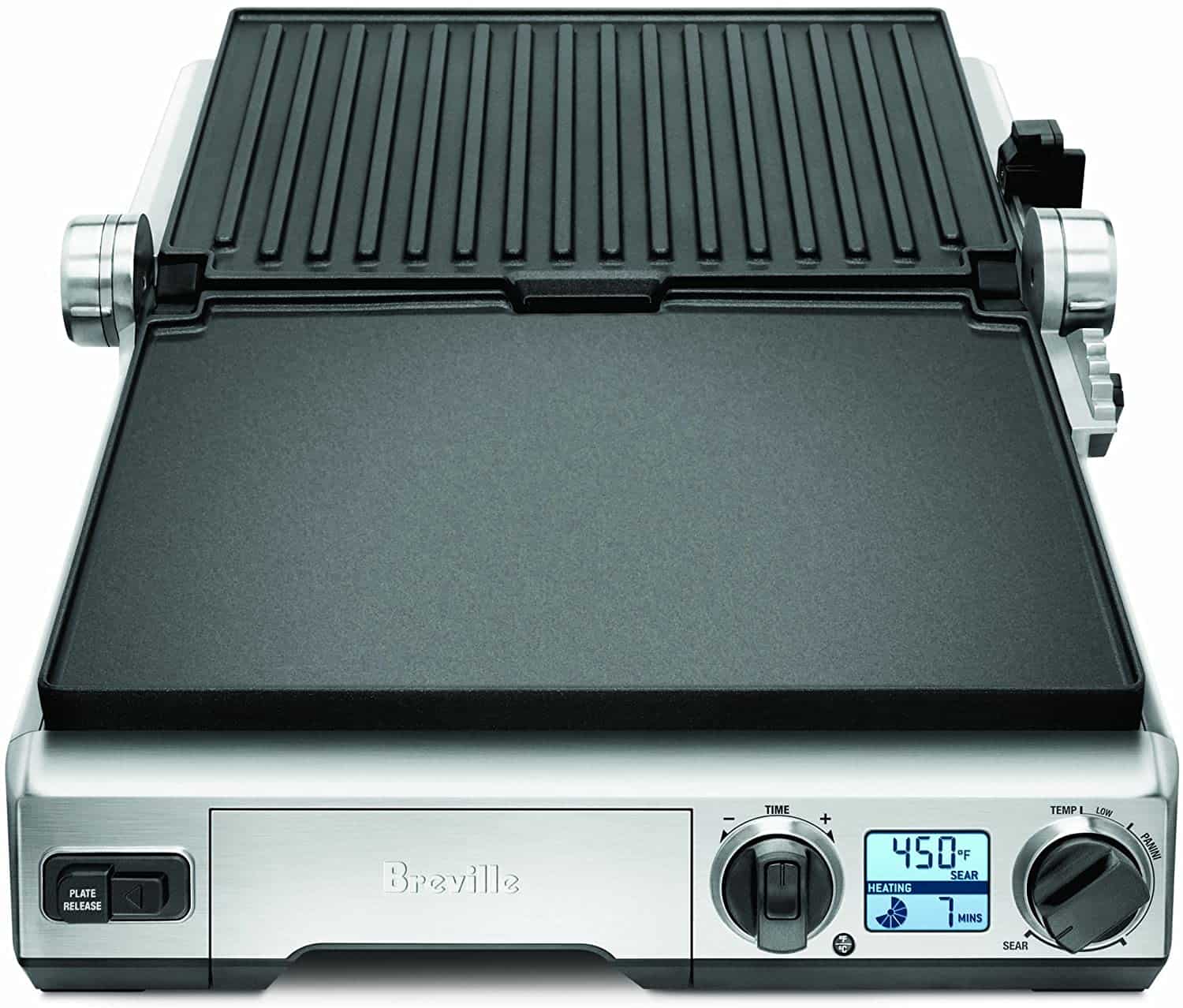 Най-добрата вътрешна скара с плосък „режим на барбекю“- Breville BGR820XL Smart Grill