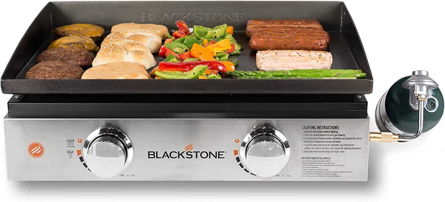 Meilleure plaque chauffante à gaz portable - Blackstone Table Top Grill 22"