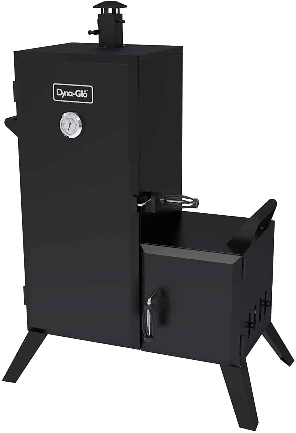 Best vertical & best offset smoker overall- Dyna-Glo Vertical Offset Charcoal Smoker