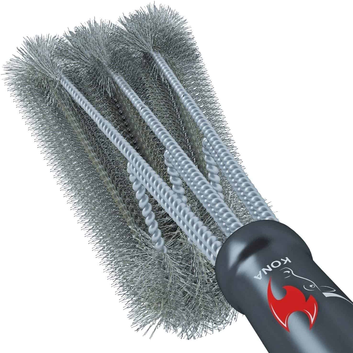 Most efficient grill brush for all types of grills- Kona 360° Clean Grill Brush