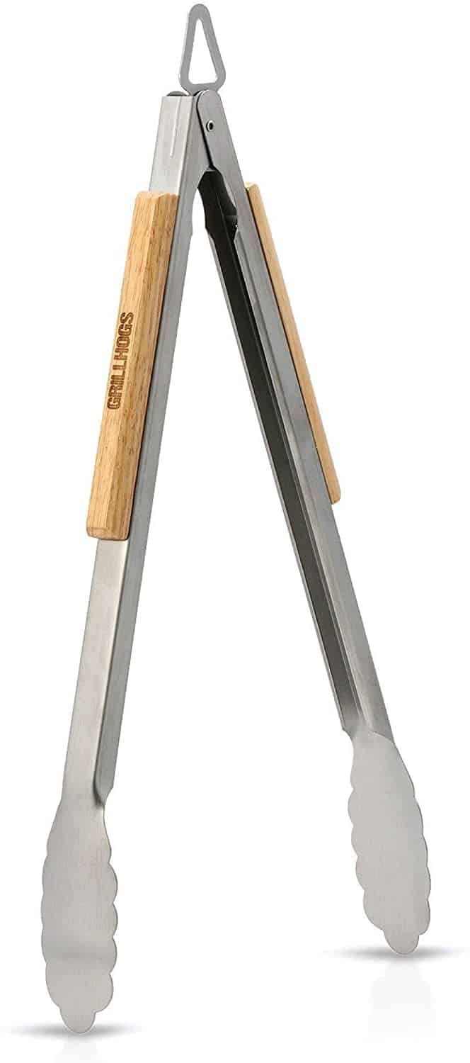 Most useful tongs for grilling- GRILLHOGS Barbecue Grill Tongs