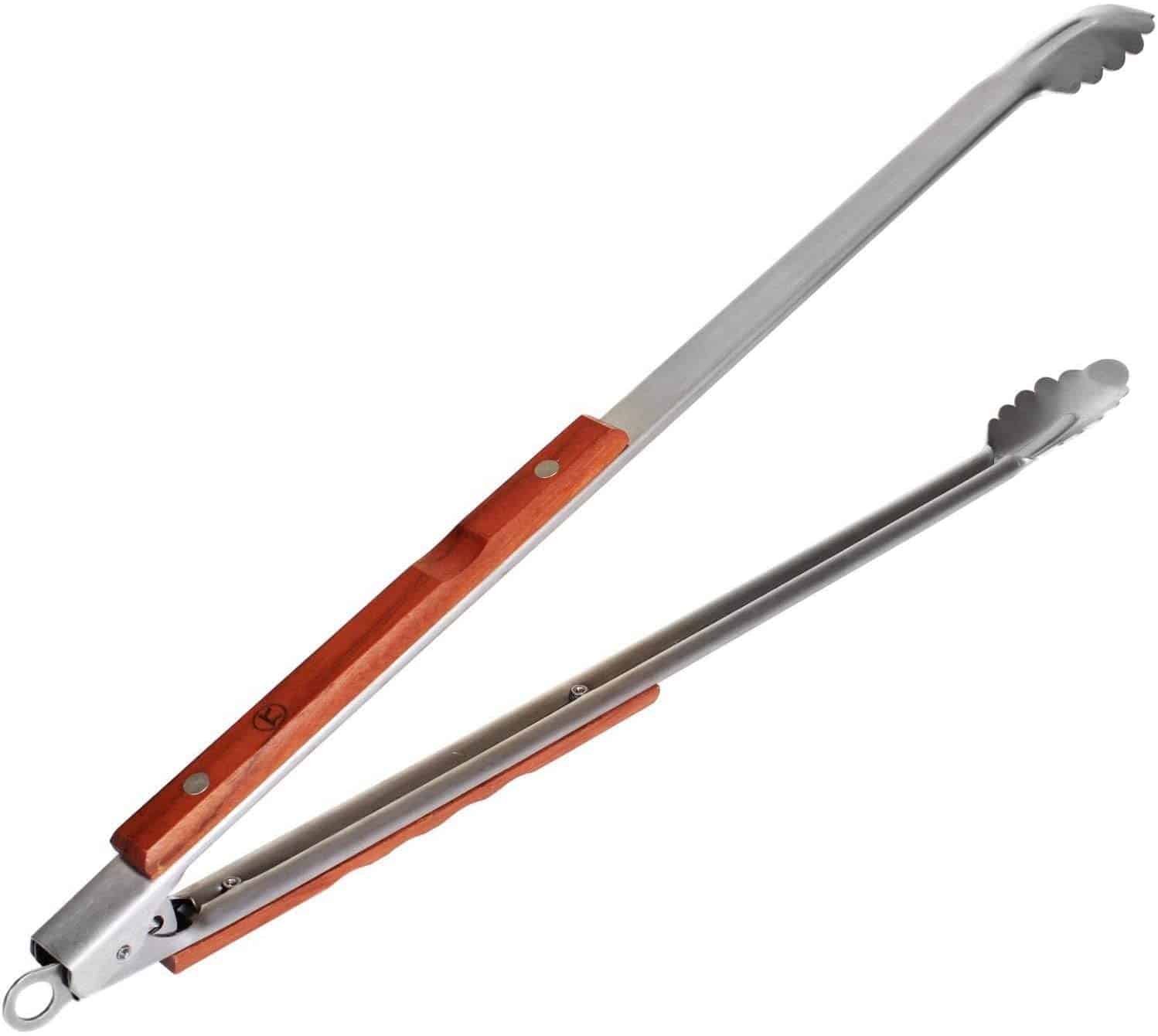 Best extra long grill tongs & best for ribs- Outset QB22 Locking
