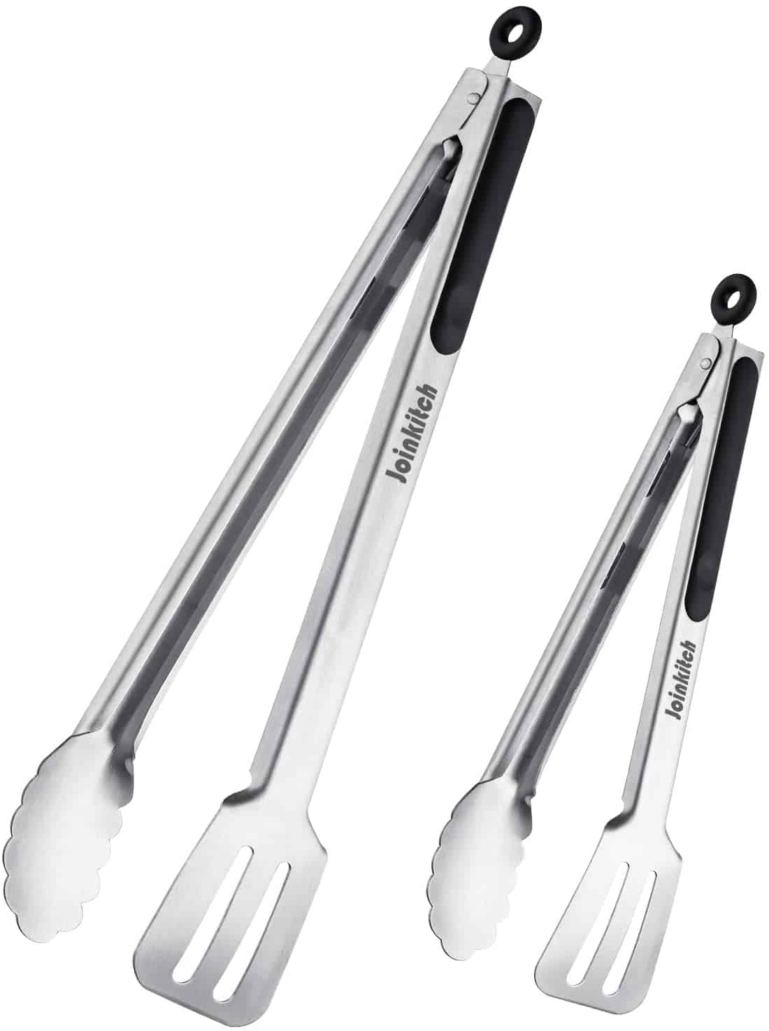 Best grill tongs set & best tong and spatula in one- Joinkitch 16-inch & 12-Inch