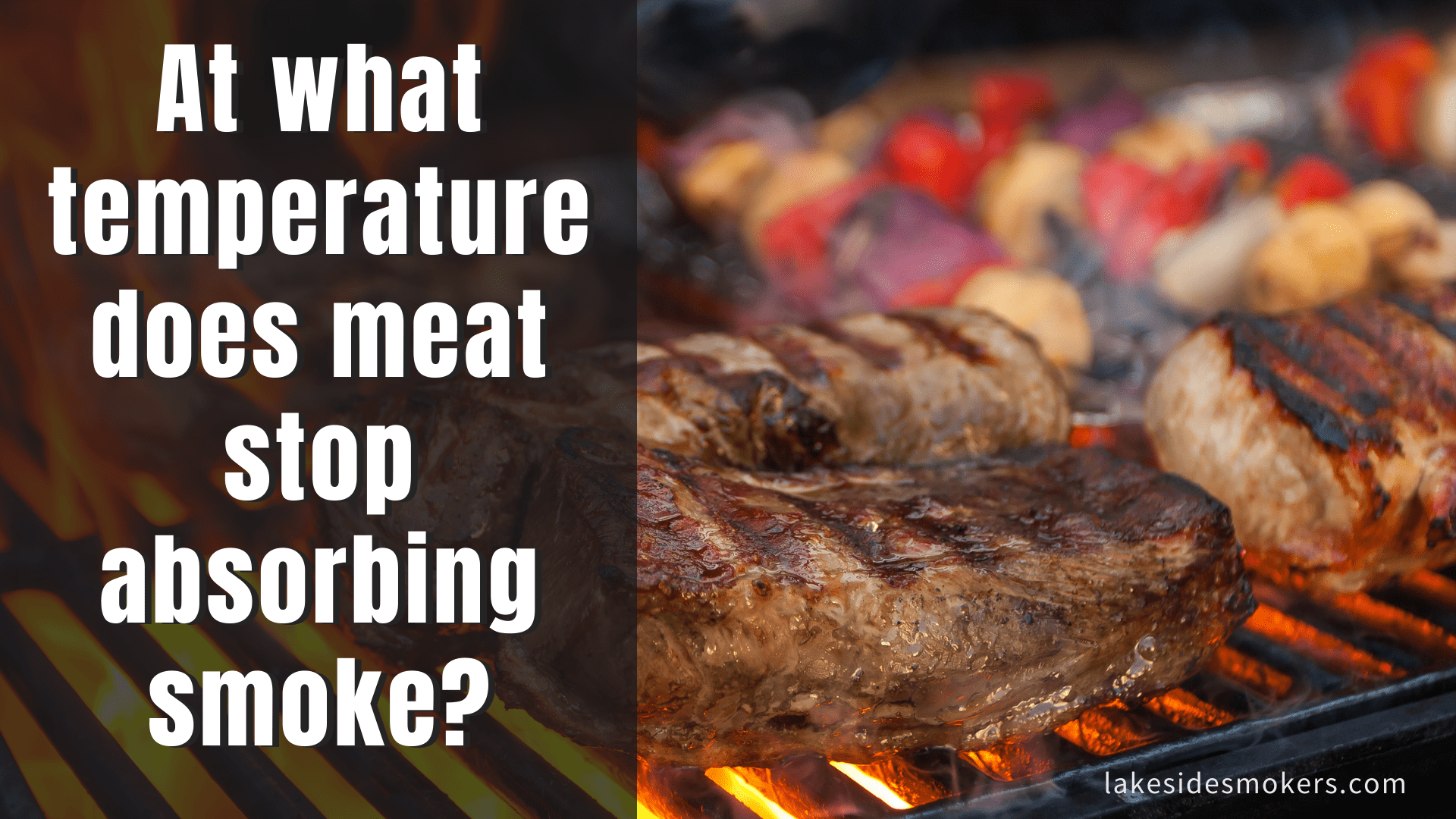 At what temperature does meat stop absorbing smoke? Mythbusting limitations