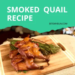 Smoked quail recipe, cooking tips & best woods to use recipe