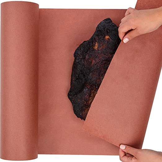 Paggamit ng pink na butcher paper upang balutin ang karne kapag naninigarilyo