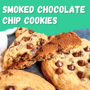 Smoked chocolate chip cookies recipe